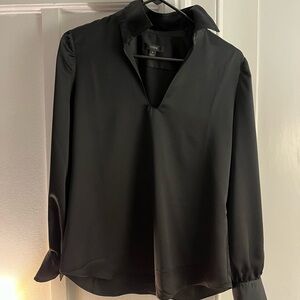 Black JCrew blouse size small